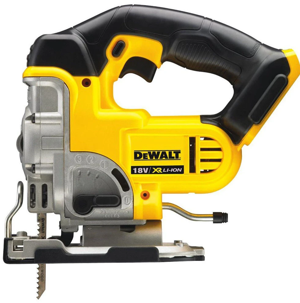 Akumuliatorinis siaurapjūklis DeWalt DCS331N be akumuliatoriaus ir kroviklio