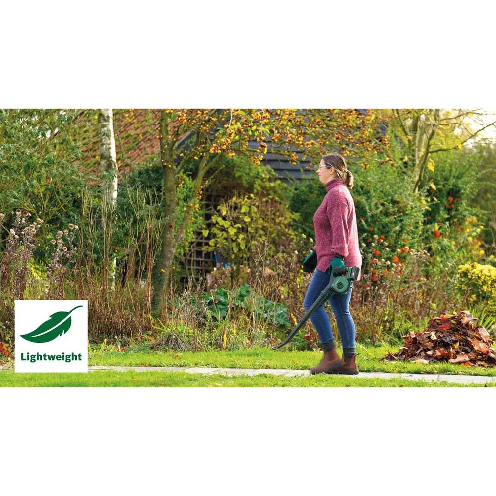 Lapų pūstuvas Bosch UniversalLeafBlower, 18V-130, (1x2,5Ah)