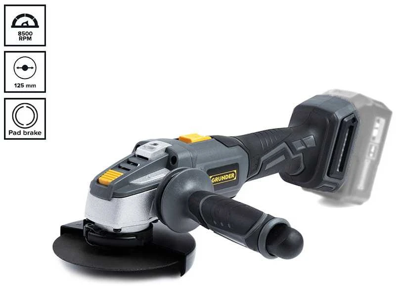 Carruzzo ANGLE GRINDER AG-B0118E 18V BL