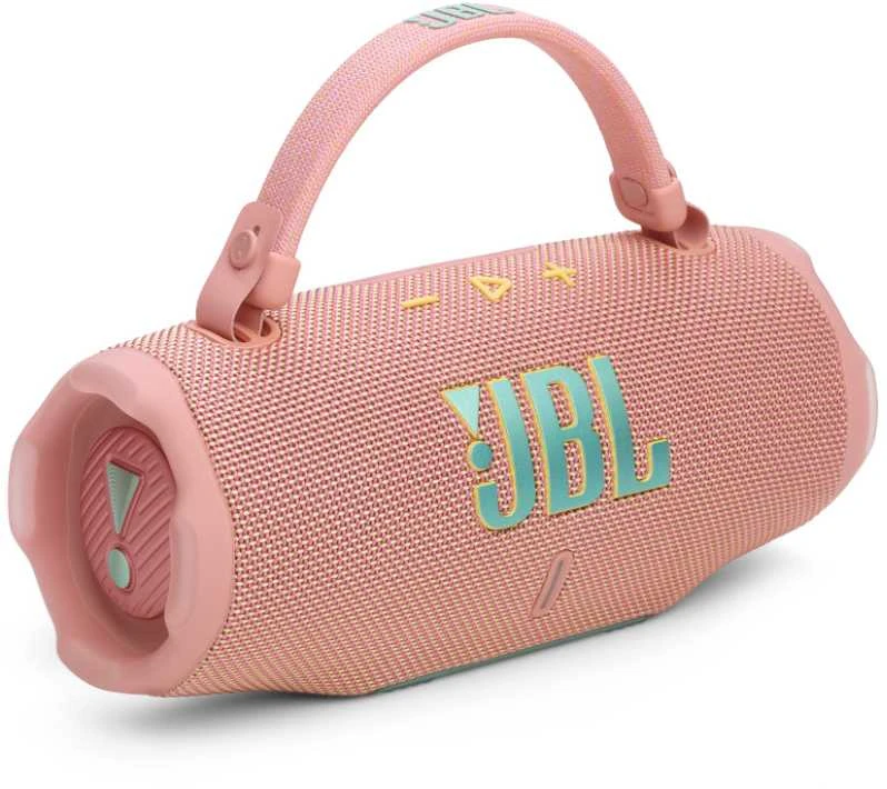 JBL Charge 6 nešiojama kolonėlė, rožinės spalvos