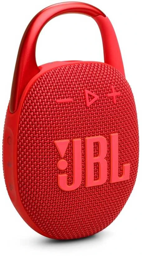 JBL Clip 5 nešiojama kolonėlė, spalva: raudona