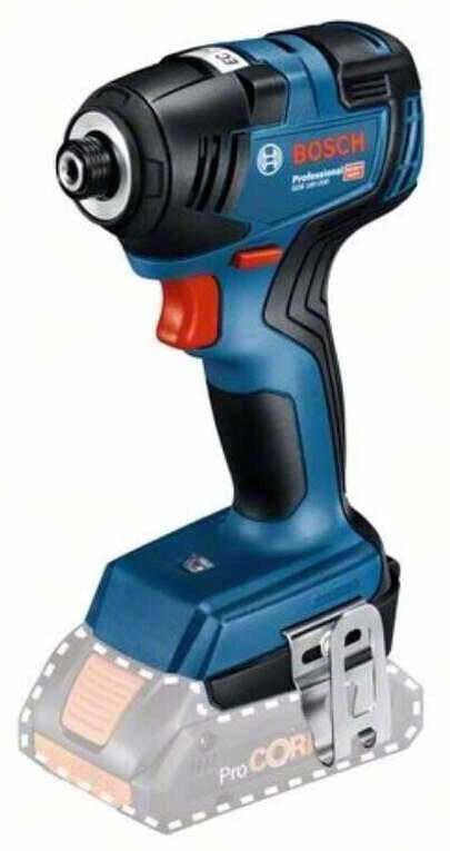 Smūginis veržliasūkis Bosch GDR 18V-200; 18 V (be akumuliatoriaus ir pakrovėjo)