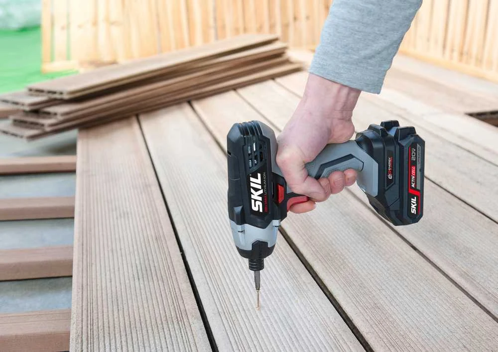 Smūginis suktuvas - gręžtuvas Skil 2905 AB; 20 V; 1x2,0 Ah akum.