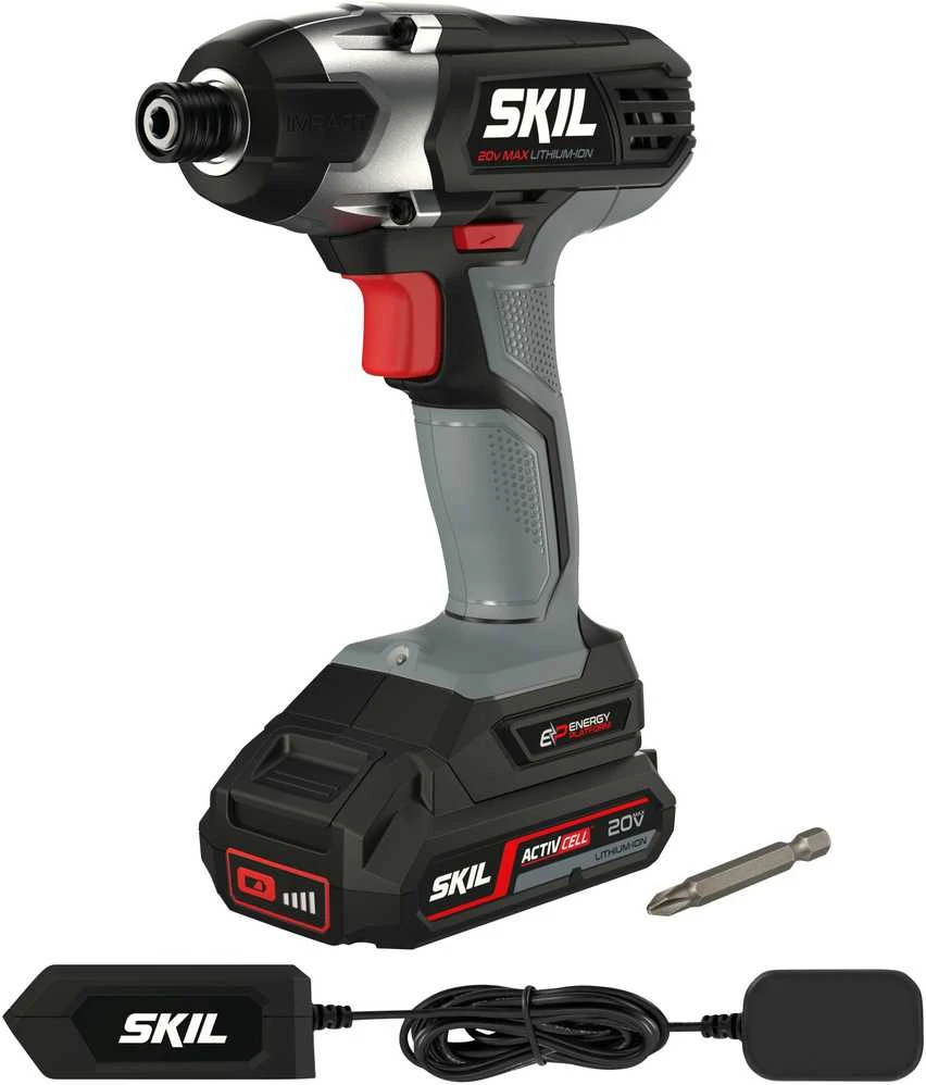 Smūginis suktuvas - gręžtuvas Skil 2905 AB; 20 V; 1x2,0 Ah akum.
