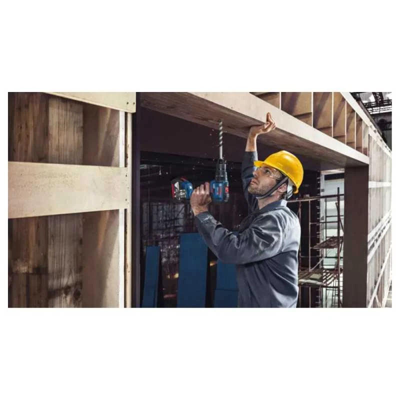 Akumuliatorinis smūginis suktuvas/gręžtuvas Bosch GSR 18V-50, 1x2Ah + 1x5Ah. lagaminas