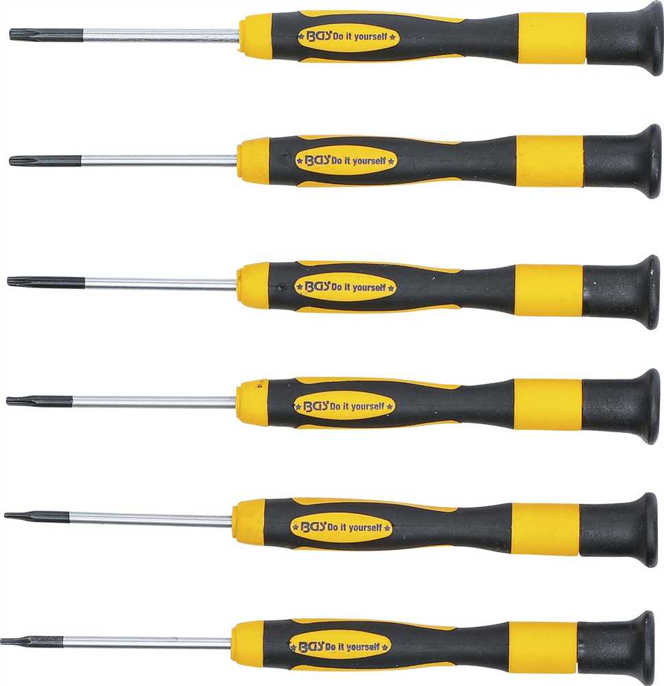 Grąžtas Bgs Technic Precizinių Torx atsuktuvų rinkinys | T6–T15 | 50 mm | 6 vnt. | BGS (35808)