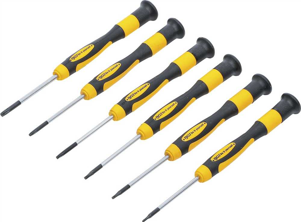 Grąžtas Bgs Technic Precizinių Torx atsuktuvų rinkinys | T6–T15 | 50 mm | 6 vnt. | BGS (35808)