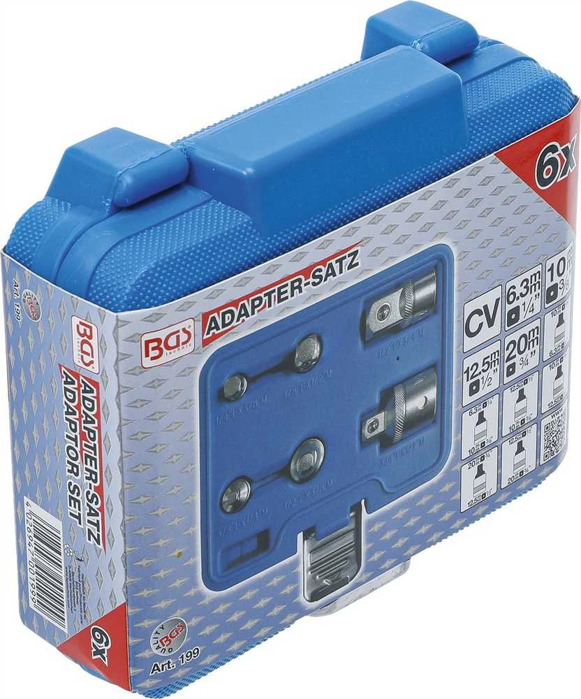 Grąžtas Bgs Technic Adapterių rinkinys | 6 vnt. (199)