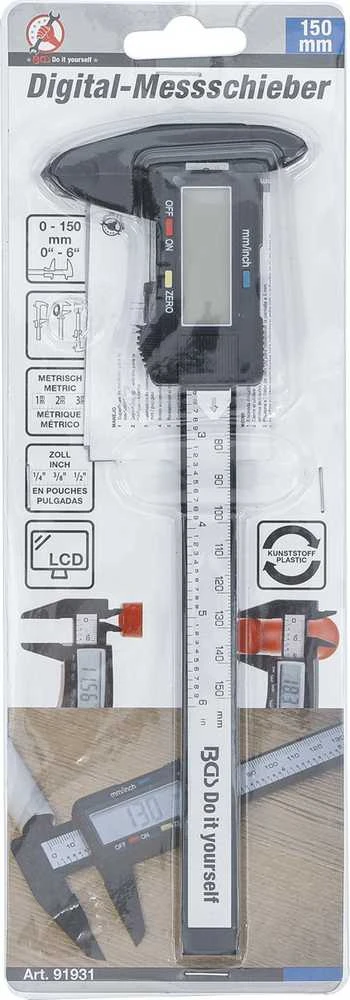 Bgs Technic Slankmatis skaitmeninis | 150 mm (91931)