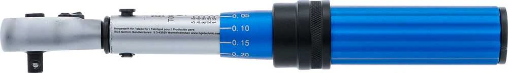 Bgs Technic Dinamometrinis raktas | 6.3 mm (1/4") | 1 - 6 Nm (2824)
