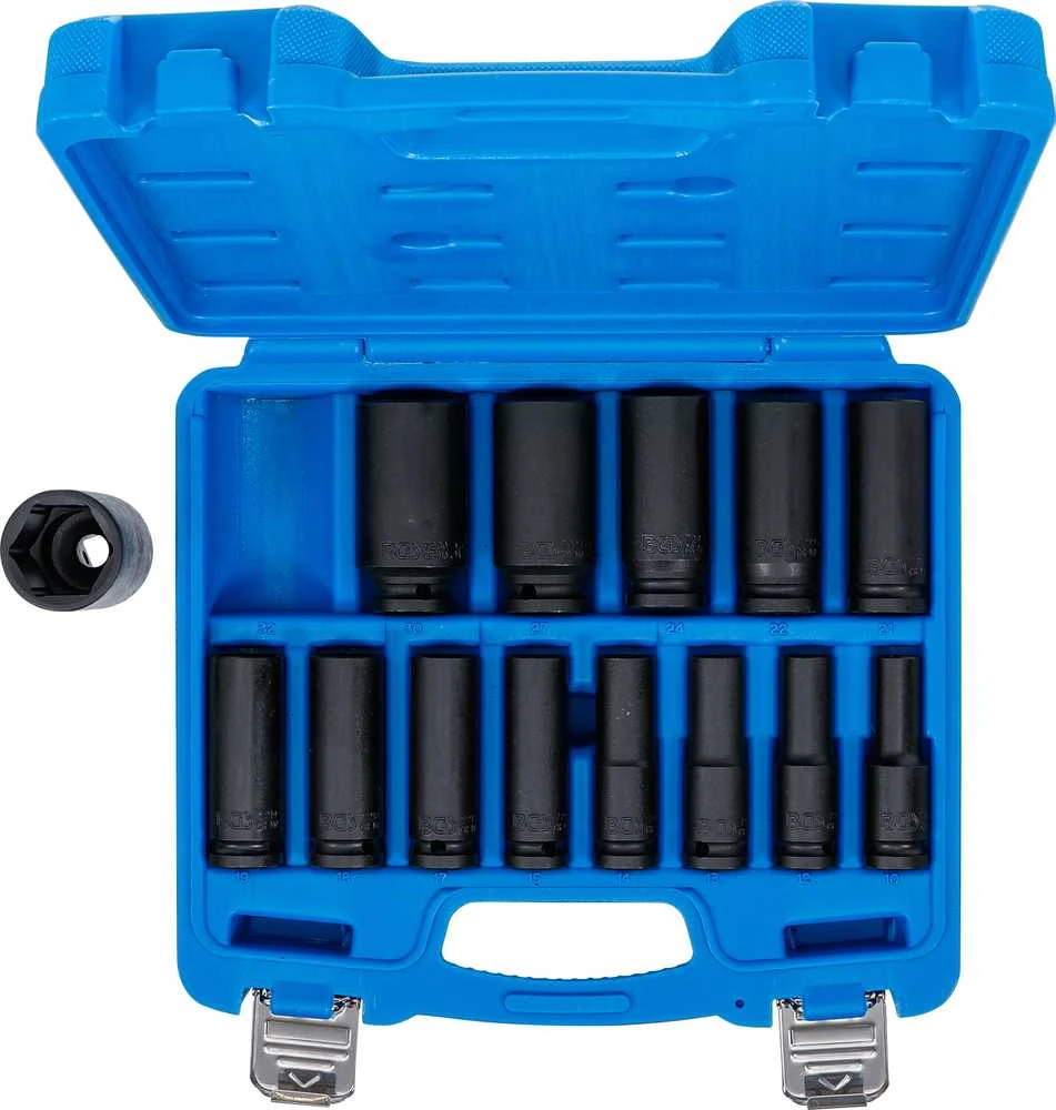 Bgs Technic Smūginių ilgų galvučių rinkinys | 12,5 mm (1/2") | 10-32 mm | 14 vnt. (5207)