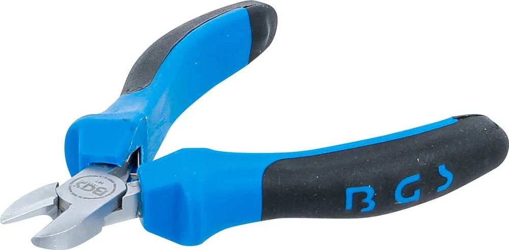 Bgs Technic Precizinės šoninio kirpimo replės – 115 mm, nikeliuotos – lengvos (381)