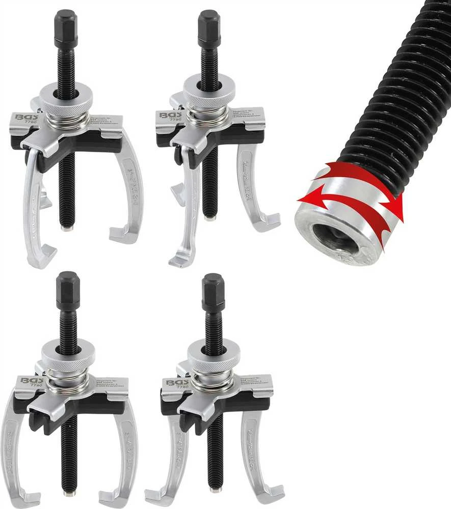 Bgs Technic Išorinis / vidinis nuėmėjas, 2 ir 3 kojelės | 76 - 102 mm (7790)