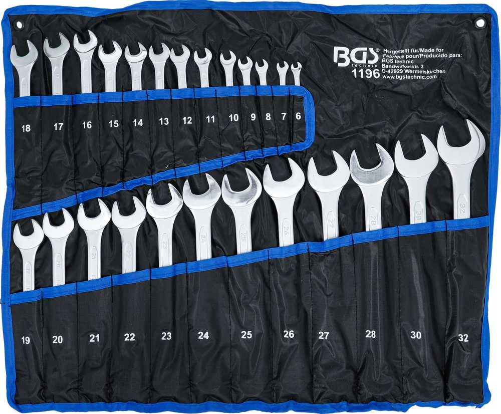 Bgs Technic Kombinuotų raktų rinkinys | 6 - 32 mm | 25 vnt. (1196)