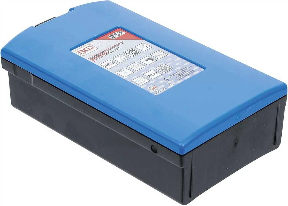 Grąžtas Bgs Technic Grąžtų komplektas HSS | Ø 1 - 13 mm | 26 vnt (110)