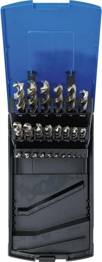 Grąžtas Bgs Technic Grąžtų komplektas HSS | Ø 1 - 13 mm | 26 vnt (110)