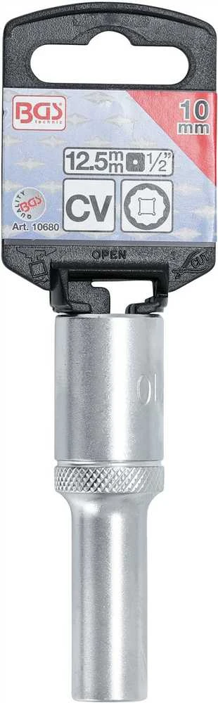 Bgs Technic Galvute 12 kampų ilga | 12,5 mm (1/2") | 10 mm (10680)
