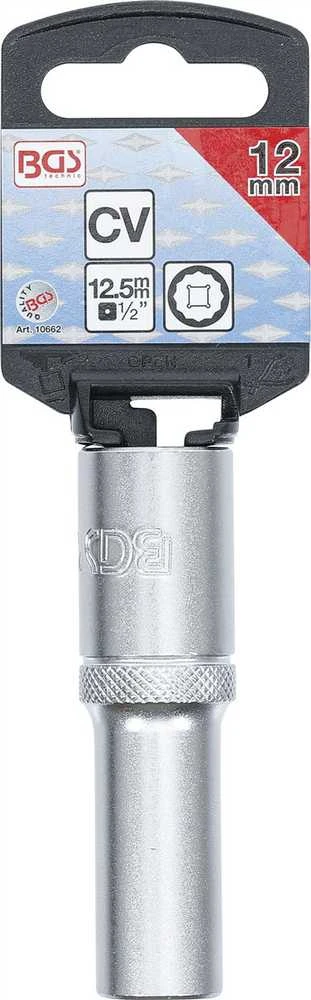 Bgs Technic Galvute 12 kampų ilga | 12,5 mm (1/2") | 12 mm (10662)