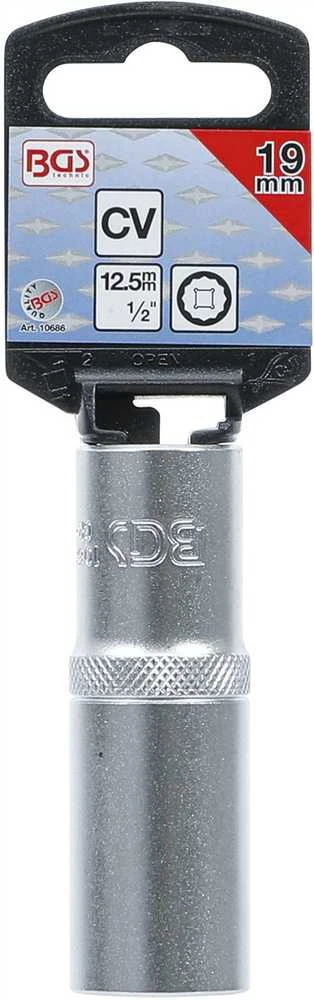 Bgs Technic Galvute 12 kampų ilga | 12,5 mm (1/2") | 19 mm (10686)