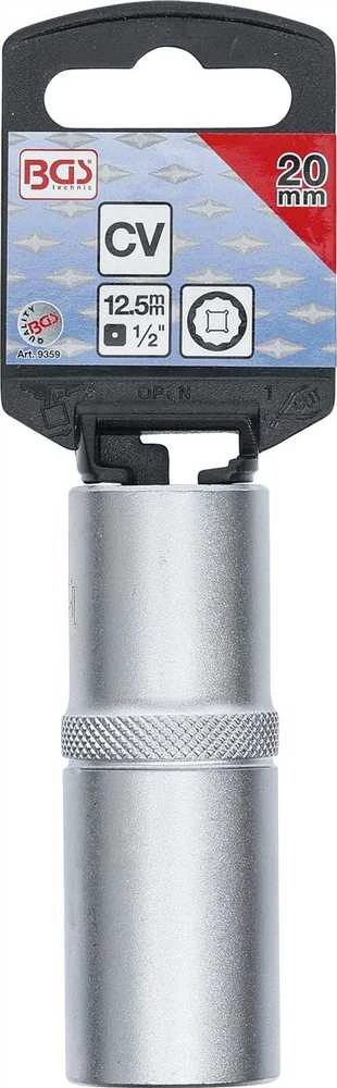 Bgs Technic Galvute 12 kampų ilga | 12,5 mm (1/2") | 20 mm (9359)