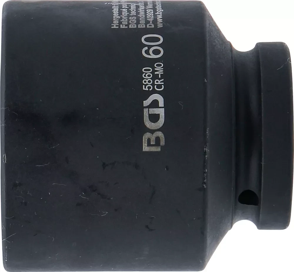 Bgs Technic Smūginė galvutė šešiakampė | 25 mm (1") | 60 mm (5860)