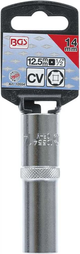 Bgs Technic Galvutė šešiakampė ilga | 12,5 mm (1/2") | 14 mm (10554)