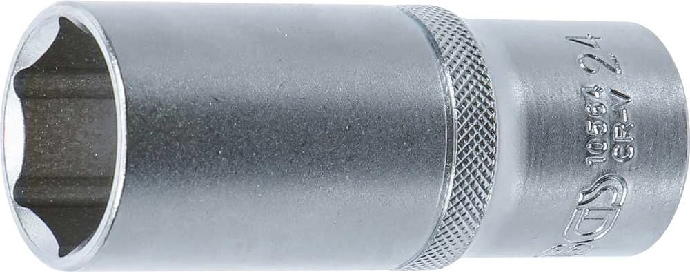 Bgs Technic Galvutė šešiakampė ilga | 12,5 mm (1/2") | 24 mm (10564)