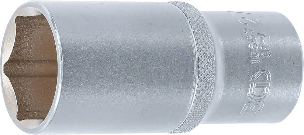 Bgs Technic Galvutė šešiakampė ilga | 12,5 mm (1/2") | 27 mm (10567)