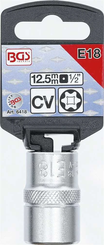Bgs Technic Galvutė E-star | 12,5 mm (1/2") | E18 (6418)