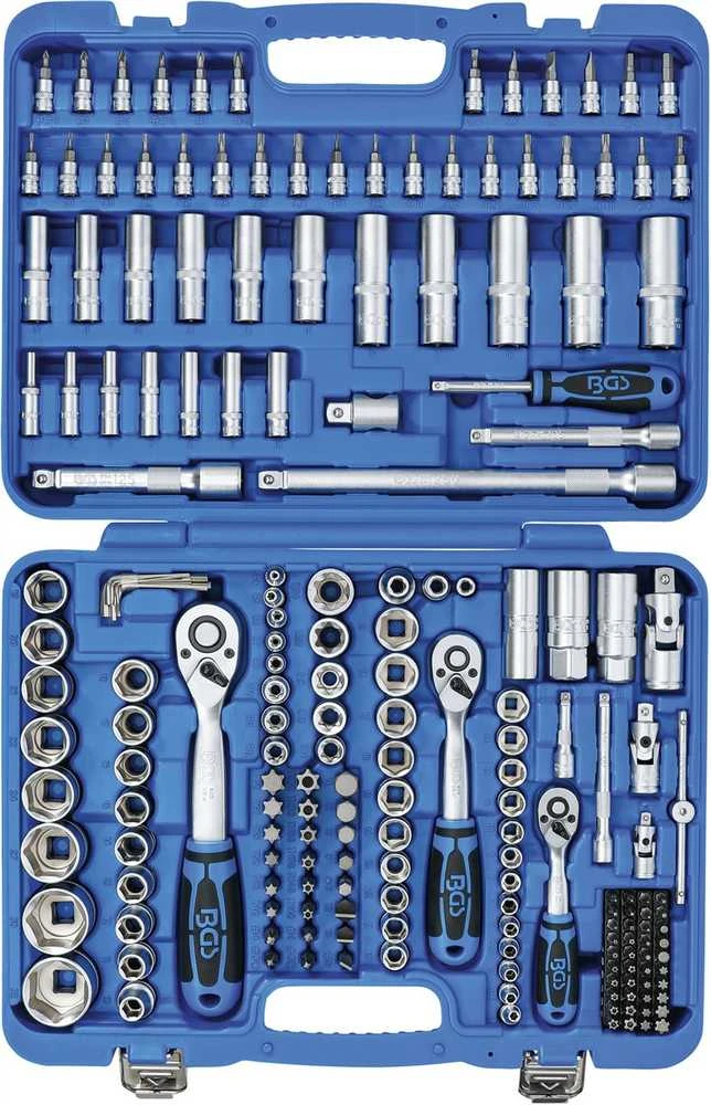 Bgs Technic Galvučių ir antgalių rinkinys Pro Torque | 6,3 mm (1/4") / 10 mm (3/8") / 12,5 mm (1/2") | 192 vnt. (2243)