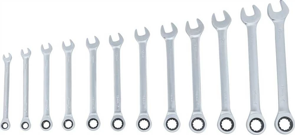 Bgs Technic Terkšlinių raktų ir galvučių rinkinys | 1/4" / 3/8" / 1/2" | 176 vnt. (15217)