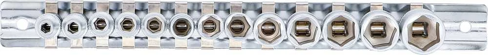 Bgs Technic Galvučių rinkinys, 6-kampės | 6.3 mm (1/4") | 4 - 14 mm | 13 vnt. (9102)
