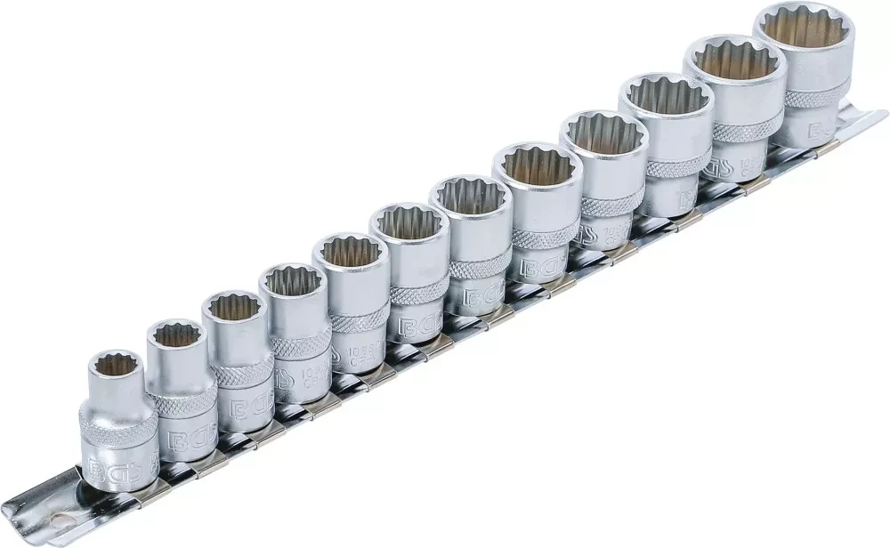 Bgs Technic Galvučių rinkinys 12 kampų | 10 mm (3/8") | 8 - 19 mm | 12 vnt. (9105)