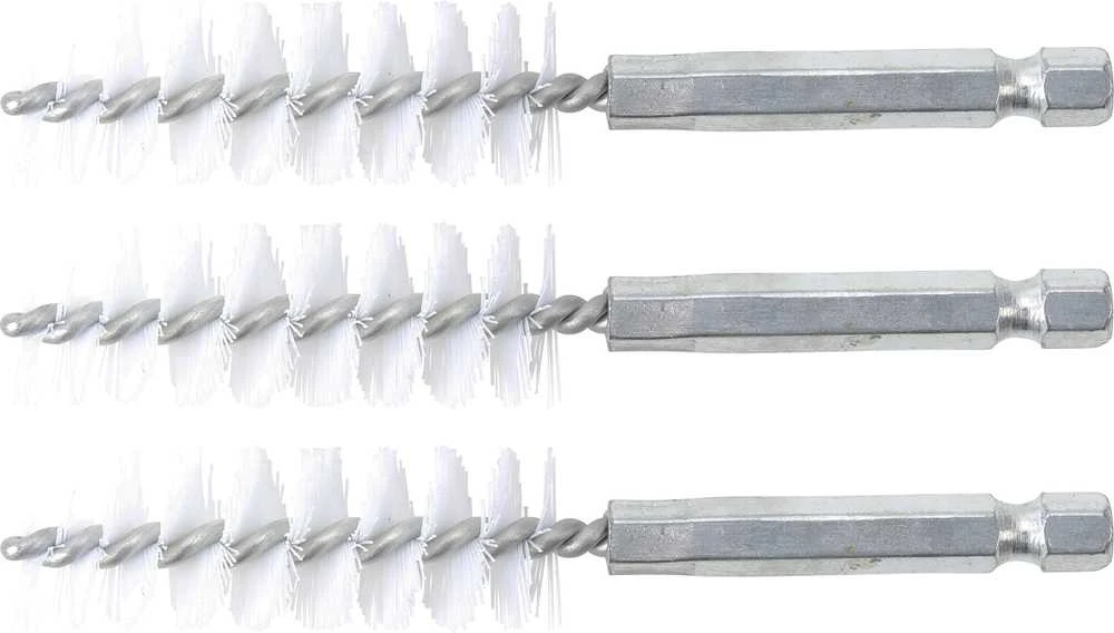 Bgs Technic Nailono šepečiai vamzdeliams | 16 mm | 6,3 mm (1/4") | 3 vnt. (3078-16-N)