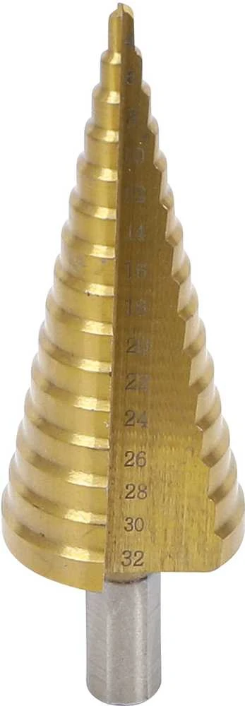 Bgs Technic Grąžtas skylės (pa)platinimui pakopinis | Titano nitridas | Ø 4 - 32 mm (1619)