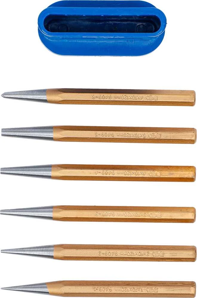 Bgs Technic Centro / kūginių išmušėjų rinkinys | 120 mm | 1 - 5 mm | 6 vnt. (9409)