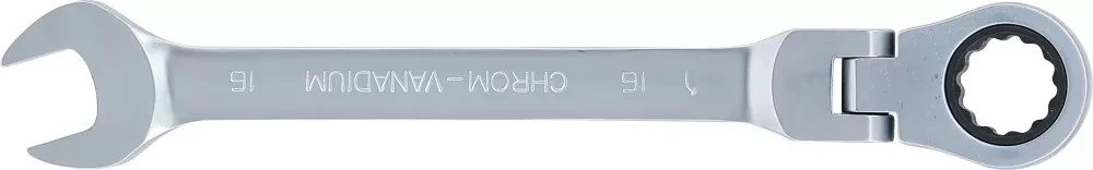 Bgs Technic Kombinuotas raktas su terkšle | šarnyrinis | 16 mm (6716)