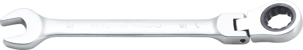 Bgs Technic Kombinuotas raktas su terkšle | šarnyrinis | 18 mm (6718)