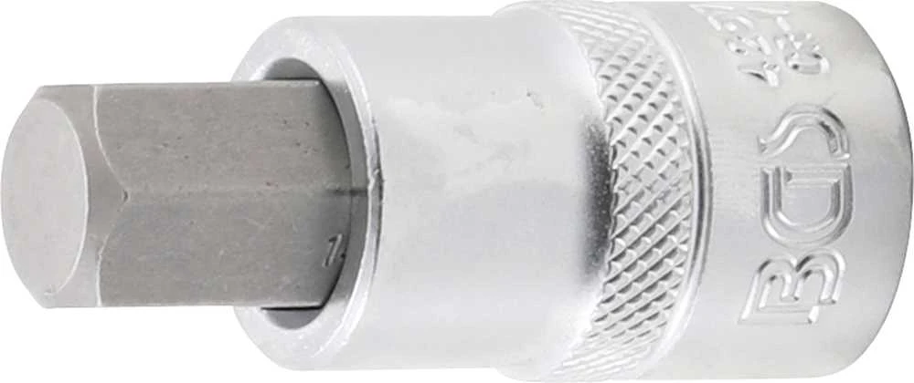 Bgs Technic Antgalis įpresuotas į galvutę | 12,5 mm (1/2") | hex šešiakampis 14 mm (4257)