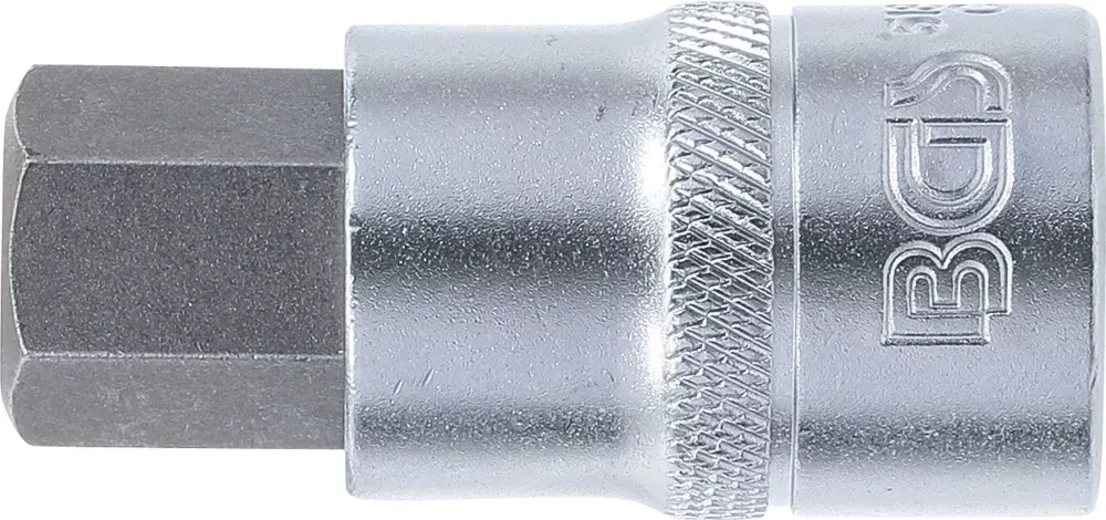 Bgs Technic Antgalis įpresuotas į galvutę | 12,5 mm (1/2") | hex šešiakampis 17 mm (5184-H17)