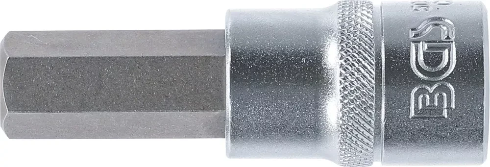 Bgs Technic Antgalis įpresuotas į galvutę | ilgis 70 mm | 12.5 mm (1/2") | hex šešiakampis 14 mm (5052-14)