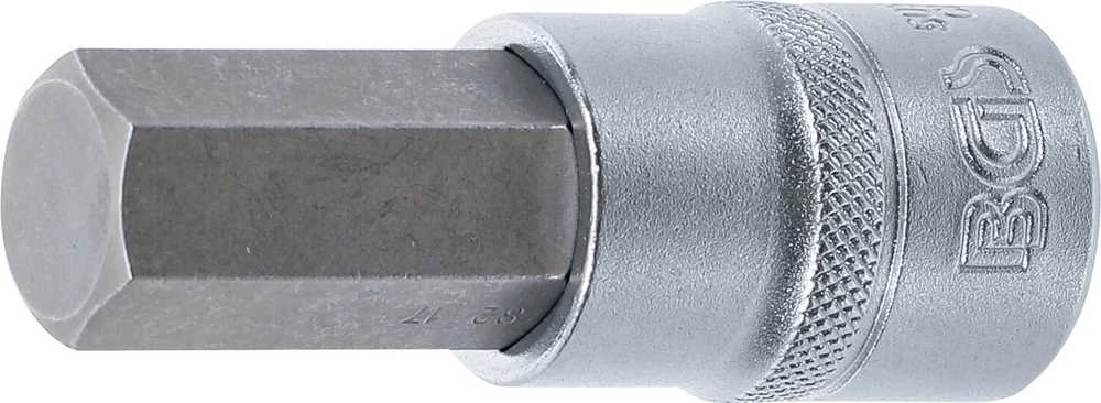 Bgs Technic Antgalis įpresuotas į galvutę | ilgis 70 mm | 12.5 mm (1/2") | hex šešiakampis 17 mm (5052-17)
