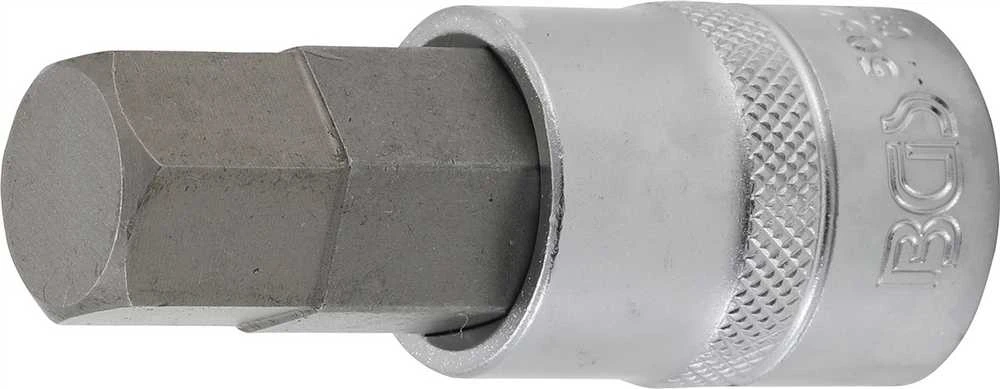 Bgs Technic Antgalis įpresuotas į galvutę | 12,5 mm (1/2") | hex šešiakampis 18 mm (5052-18)