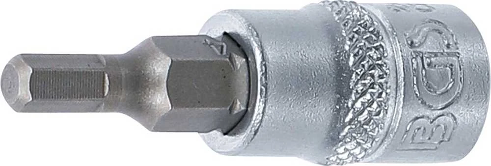 Grąžtas Bgs Technic Antgalis įpresuotas į galvutę | 6,3 mm (1/4") | hex šešiakampis 4 mm (2498)
