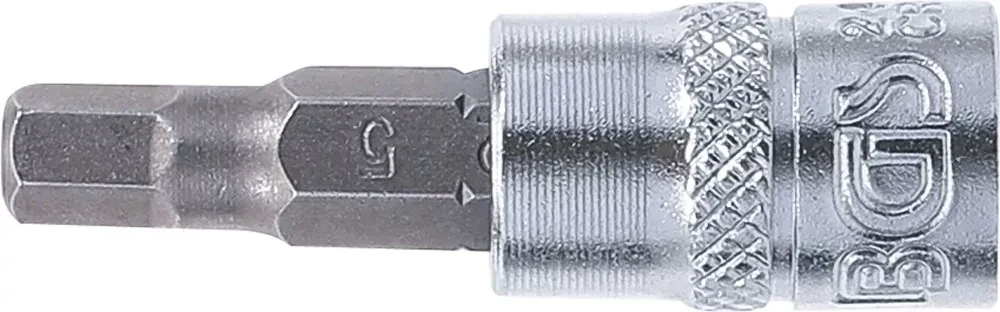 Grąžtas BGS Atsuktuvo antgalis lizde – 5 mm Antgalis – 1/4 colio tvirtinimas
