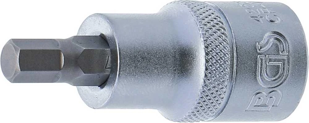 Bgs Technic Antgalis įpresuotas į galvutę | 12,5 mm (1/2") | hex šešiakampis 7 mm (4253)