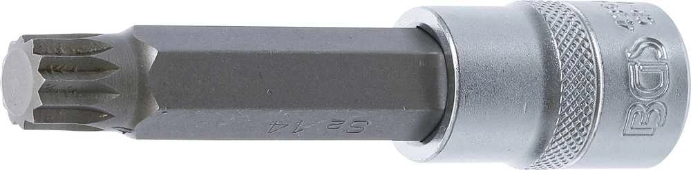 Bgs Technic Antgalis įpresuotas į galvutę | ilgis 100 mm | 12,5 mm (1/2") | Spline (XZN) | M14 (4364)