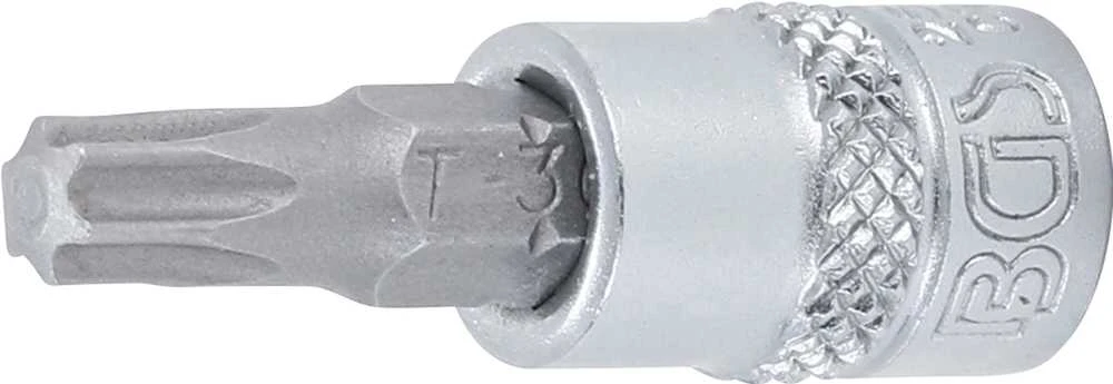 Grąžtas Bgs Technic Antgalis įpresuotas į galvutę | 6.3 mm (1/4") | T-Star (Torx) T30 (2595)