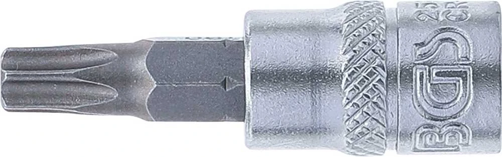 Grąžtas Bgs Technic Antgalis įpresuotas į galvutę | 6.3 mm (1/4") | T-Star (Torx) T30 (2595)