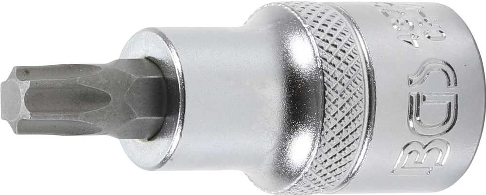 Bgs Technic Antgalis įpresuotas į galvutę | 12.5 mm (1/2") | T-Star (Torx) T45 (4373)